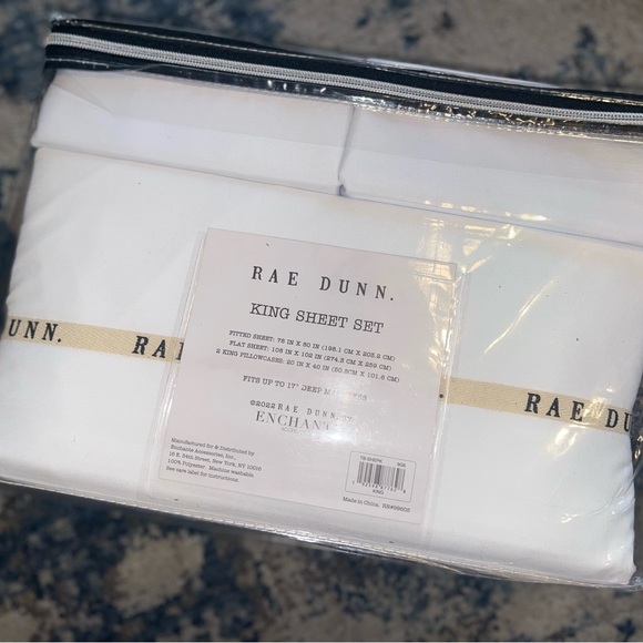 Rae Dunn Bedding Rae Dunn King Size Sheet Set Nib Poshmark